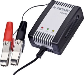 Akkumulátor töltő ólomzselés, ólom-savas akkukhoz 6 V/12 V 0,8 A, H-Tronic AL 800