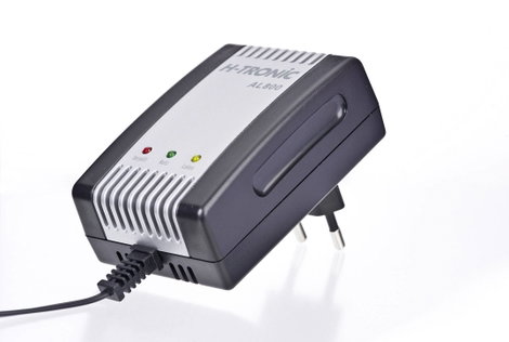 Akkumulátor töltő ólomzselés, ólom-savas akkukhoz 6 V/12 V 0,8 A, H-Tronic AL 800 4. kép