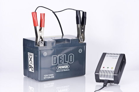Akkumulátor töltő ólomzselés, ólom-savas akkukhoz 6 V/12 V 0,8 A, H-Tronic AL 800 5. kép