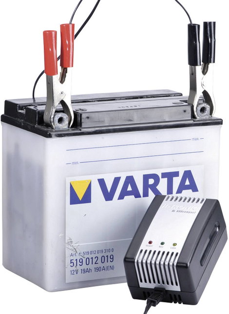 Akkumulátor töltő ólomzselés, ólom-savas akkukhoz 6 V/12 V 0,8 A, H-Tronic AL 800 7. kép