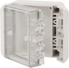 Bopla Bocube B 080805 PC-V0-G-7035 96021115 Kültéri ház Polikarbonát V0 Élénk szürke (RAL 7035) 1 db