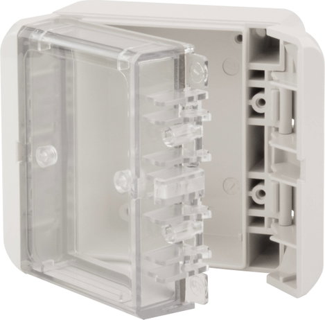 Bopla Bocube B 080805 PC-V0-G-7035 96021115 Kültéri ház Polikarbonát V0 Élénk szürke (RAL 7035) 1 db