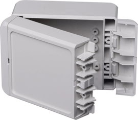 Bopla Bocube B 100809 PC-V0-7035 96012135 Kültéri ház Polikarbonát V0 Élénk szürke (RAL 7035) 1 db