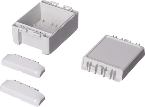 Bopla Bocube B 100809 PC-V0-7035 96012135 Kültéri ház Polikarbonát V0 Élénk szürke (RAL 7035) 1 db 2. kép