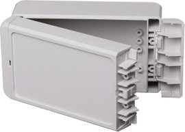 Bopla Bocube B 140806 PC-V0-7035 96013125 Kültéri ház Polikarbonát V0 Élénk szürke (RAL 7035) 1 db
