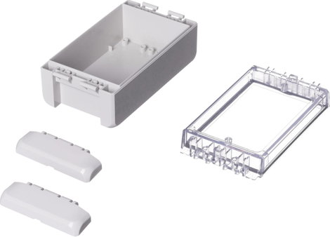 Bopla Bocube B 140806 PC-V0-7035 96013125 Kültéri ház Polikarbonát V0 Élénk szürke (RAL 7035) 1 db 2. kép