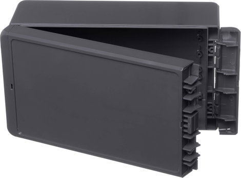 Bopla Bocube B 221309 PC-V0-7024 96015234 Kültéri ház Polikarbonát V0 Grafitszürke (RAL 7024) 1 db