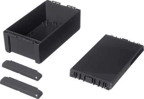 Bopla Bocube B 221309 PC-V0-7024 96015234 Kültéri ház Polikarbonát V0 Grafitszürke (RAL 7024) 1 db 2. kép