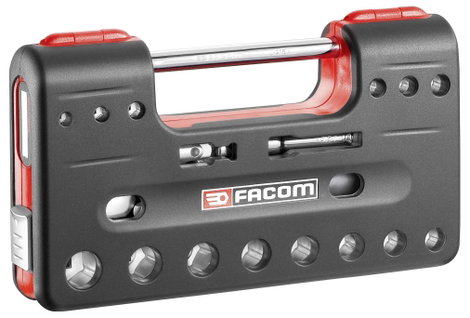 Facom Dugókulcs készlet Metrikus 3/8 (10 mm) 17 részes JL.DBOX1PB 2. kép