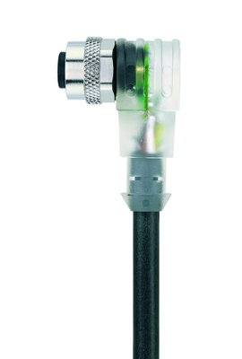 Escha 8045912 Érzékelő-/működtető összekötő, konfekcionált M12 Alj, hajlított 5.00 m Pólusszám: 4 1 