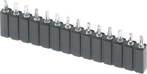 W & P Products Hüvelysor (precíziós) Sorok száma: 1 Pólusok száma sorozatonként: 2 153PF-002-1-50-00