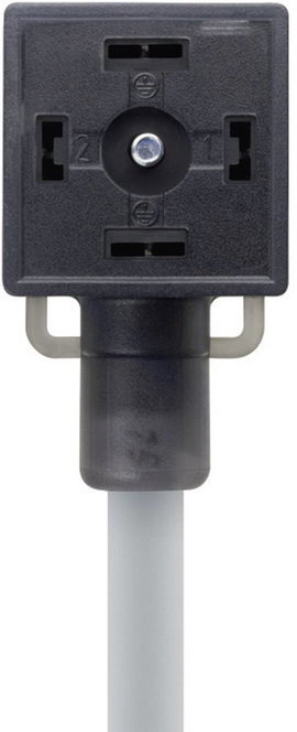 A típusú szelepcsatlakozó Fekete VA21-230.0-5/P01 Pólusszám:2 + PE 8047823 Escha Tartalom: 1 db