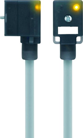 BI típusú szelepcsatlakozó Fekete VBI21-24.3-5/P01 Pólusszám:2 + PE 8047830 Escha Tartalom: 1 db