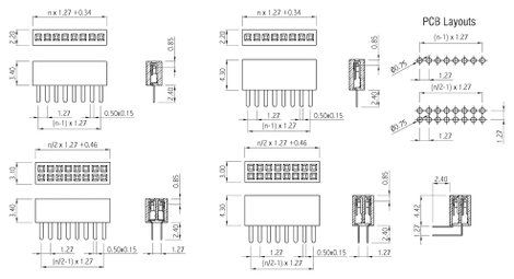 W & P Products Hüvelysor (standard) Sorok száma: 1 Pólusok száma sorozatonként: 4 605-004-1-1-2-00 1 2. kép