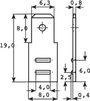 Dugasznyelvek heggesztett csatlakozáshoz 6,3 x 0,8 mm Vogt Verbindungstechnik 2. bélyegkép