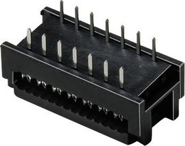 BKL Electronic 10120876 Nyáklapba ültethető csatlakozó Össz pólusszám 16 Sorok száma 2 1 db