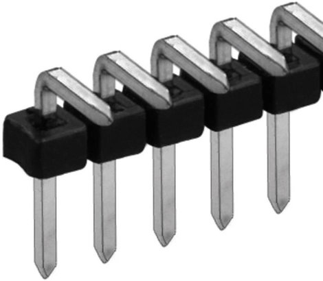 Fischer Elektronik Tűsor (standard) Sorok száma: 1 Pólusok száma sorozatonként: 36 SLK 3/025/ 36/Z 1