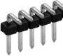 Fischer Elektronik Tűsor (standard) Sorok száma: 1 Pólusok száma sorozatonként: 36 SLK 3/025/ 36/Z 1 bélyegkép