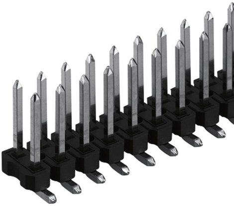Fischer Elektronik Tűsor (standard) Sorok száma: 2 Pólusok száma sorozatonként: 20 SL LP 6 SMD 051/