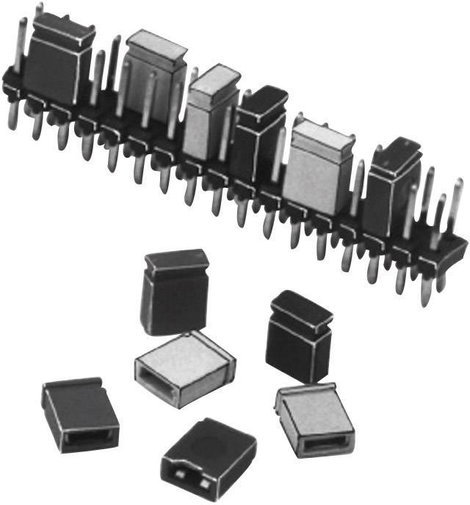 W & P Products 165-101-30-00 165-101-30-00 Rövidzár híd Raszterméret: 2.54 mm Pólusok száma sorozato