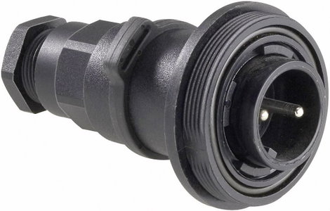 Bulgin PX0732/P Kerek dugó Dugó, egyenes Össz pólusszám: 3 Sorozat (kerek csatlakozók): PX07 1 db