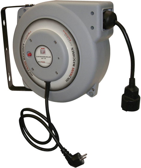 Holzmann Maschinen H050500023 Kábeldob 15.00 m Fekete Védőérintkezős dugó
