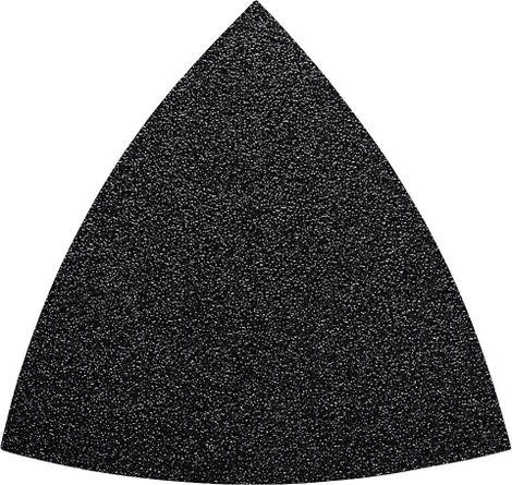 Fein 63717085045 Delta csiszolópapír Tépőzárral, Lyuk nélküli Szemcsézet (num) 120 Sarokméret 80 mm