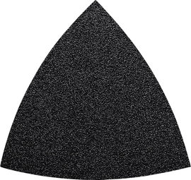 Fein 63717090046 Delta csiszolópapír Tépőzárral, Lyuk nélküli Szemcsézet (num) 240 Sarokméret 80 mm 