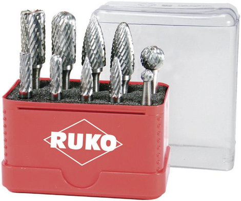 RUKO Sűrített levegős csiszoló 1/4 (6,3 mm) 6.2 bar Hordtáskával 3. kép