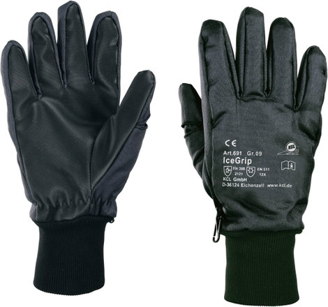 KCL IceGrip 691 691-9 PVC Munkakesztyű Méret (kesztyű): 9, L Cat III 1 pár