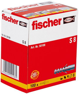 Fischer S 8 Terpesztő tipli 40 mm 8 mm 50108 100 db