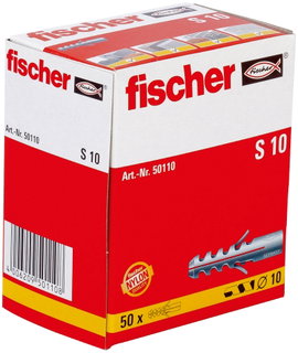 Fischer S 10 Terpesztő tipli 50 mm 10 mm 50110 50 db