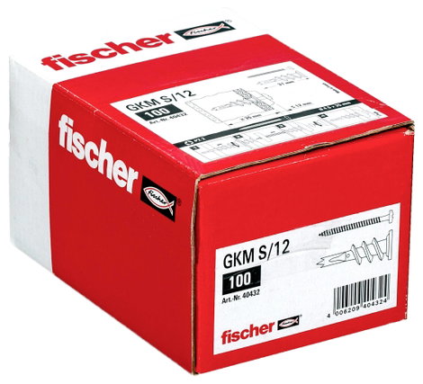 Fischer GKM 12 Gipszkarton tipli 31 mm 40432 100 db 2. kép