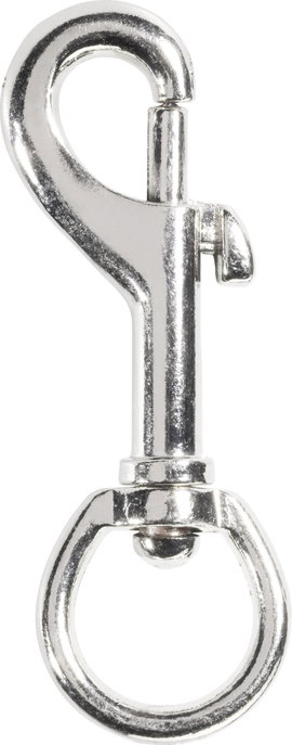 TOOLCRAFT ME16904067 Karabiner akasztó forgatható gyűrű 75 mm x 12 mm 1 db