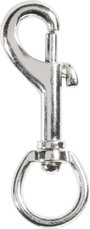 TOOLCRAFT ME16904067 Karabiner akasztó forgatható gyűrű 75 mm x 12 mm 1 db bélyegkép