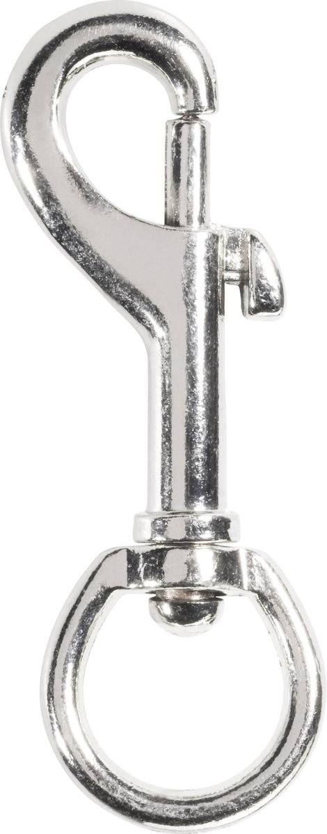 TOOLCRAFT ME16904070 Karabiner akasztó forgatható gyűrű 78 mm x 16 mm 1 db
