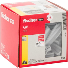 Fischer GB 10 Gázbeton tipli 55 mm 10 mm 050492 20 db