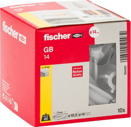 Fischer GB 14 Gázbeton tipli 75 mm 14 mm 050493 10 db
