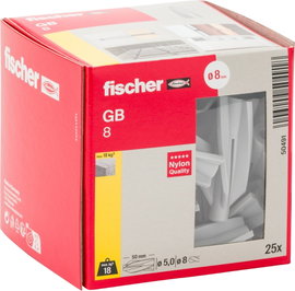 Fischer GB 8 Gázbeton tipli 50 mm 8 mm 050491 25 db