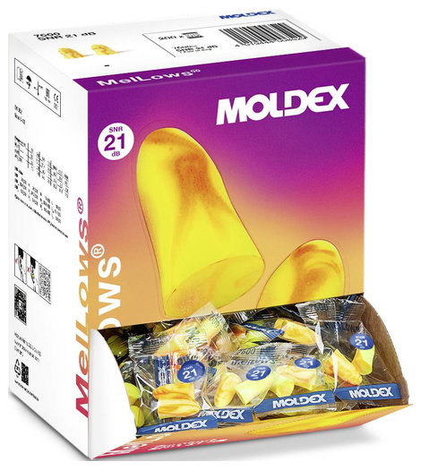 Moldex 760001 MelLows Hallásvédő füldugó 22 dB eldobható EN 352-2 200 pár 2. kép