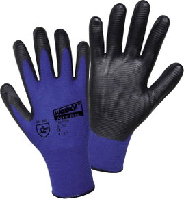 L+D worky Nylon Super Grip Nitrile 1165-11 Nylon Munkakesztyű Méret (kesztyű): 11, XXL CAT II 1 pár