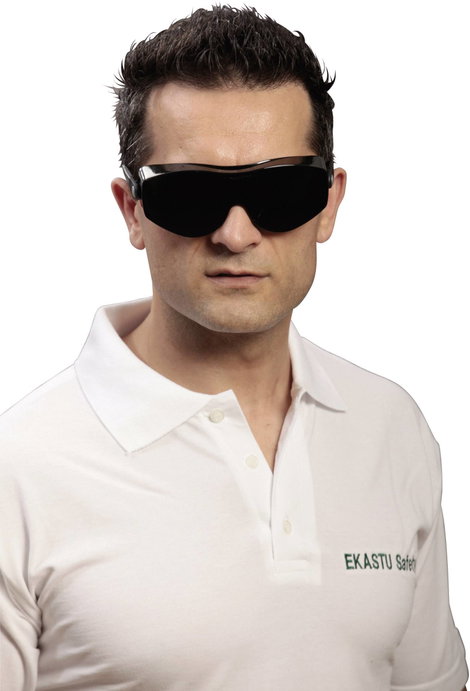 Ekastu CARINA KLEIN DESIGN™ 12799 277 399 Hegesztő védőszemüveg Fekete EN 166-1 DIN 166-1 2. kép