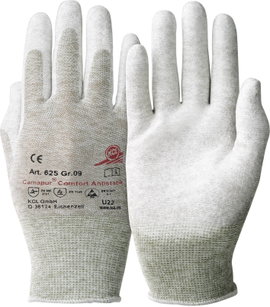 KCL Camapur Comfort Antistatik 625-8 Poliamid Munkakesztyű Méret (kesztyű): 8, M CAT II 1 pár