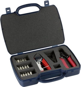 Schwaiger FVS 315 261 Préselő dugó szerelő készlet Alkalmas F dugó, Koax kábel