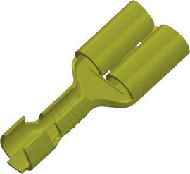 Vogt Verbindungstechnik 3831h08.60 Csúszósarus hüvely Rázkódásálló Dugasz szélesség: 6.3 mm Dugaszol