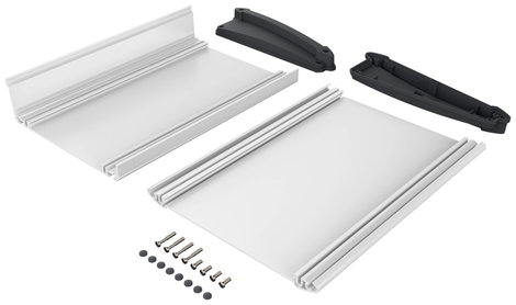 Bopla ALU-TOPLINE ATPH 1850-250 Pultos műszerdobozok 250 x 181 x 53 Alumínium, ABS Grafitszürke (RAL 2. kép
