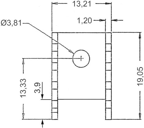 ASSMANN WSW V7236C1 V7236C1 Hűtőtest 21 K/W (H x Sz x Ma) 19.05 x 13.21 x 12.7 mm TO-220 3. kép