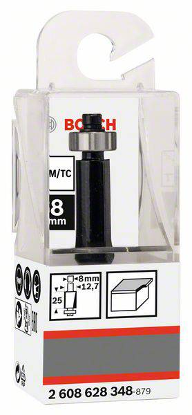 Bosch Accessories 2608628348 Egyenes maró Keményfém Hossz 68 mm Átmérő 12.7 mm Szár átmérő 8 mm 2. kép