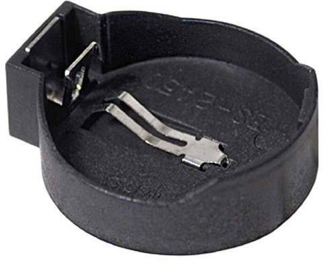 MPD BS-2450 Gombelemtartó 1x CR 2450 Vízszintes, Átdugaszolós, THT (H x Sz x Ma) 30 x 27 x 13 mm