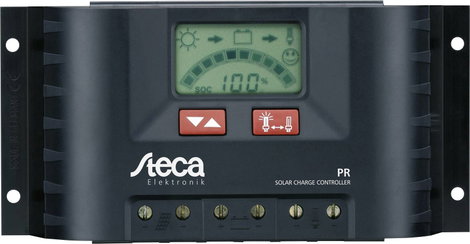Steca PR 1515 Napelem töltésszabályozó PWM 12 V, 24 V 15 A 2. kép